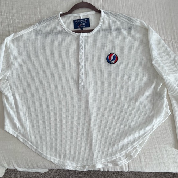 Grateful Dead Women’s Oversized waffle knit shirt Section 119 SYF - Picture 3 of 7